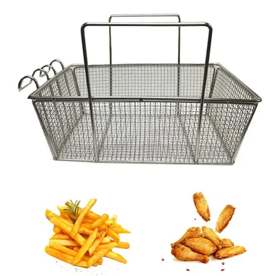 Premium Quality Stainless Steel Frying Basket 17 Inch(43.18 Cm)
